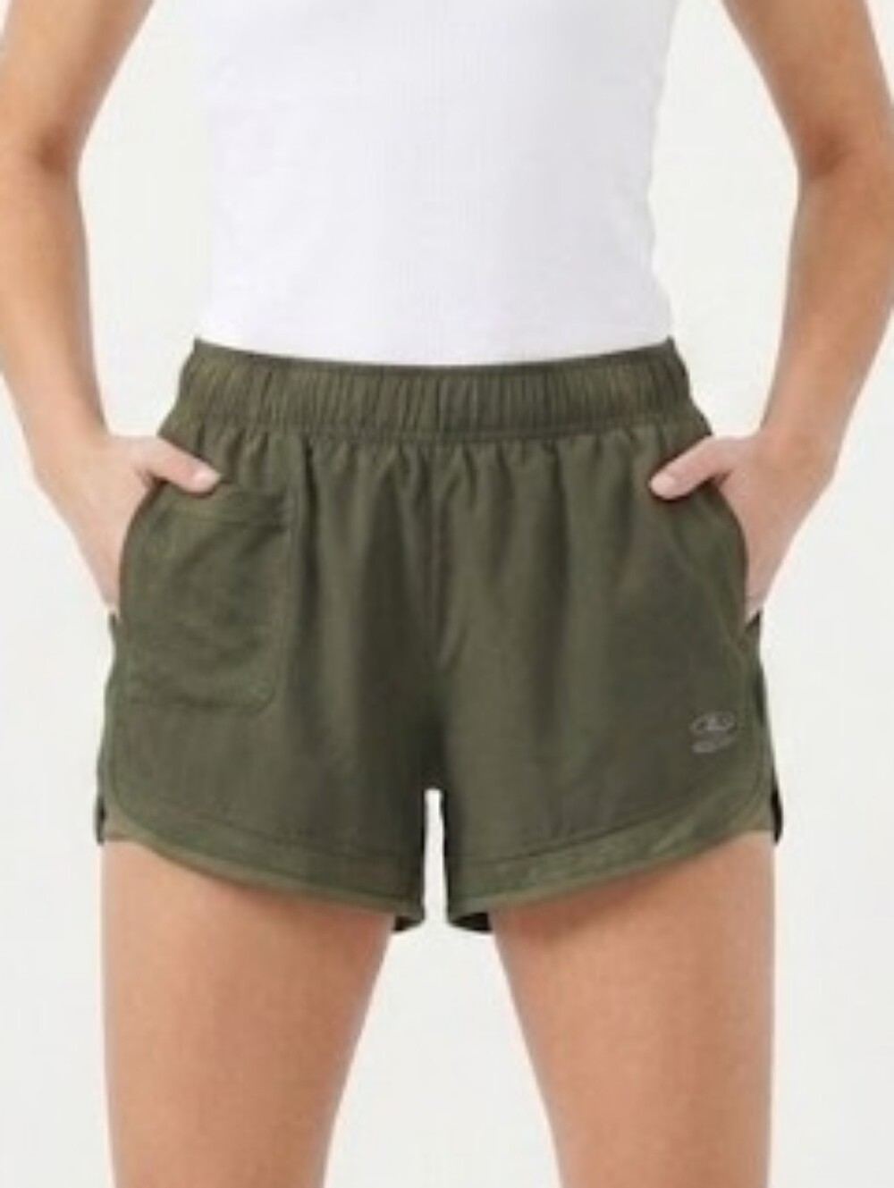 Athletic Works Never Worn Green Shorts – Wide Waistband, Pockets, Size M